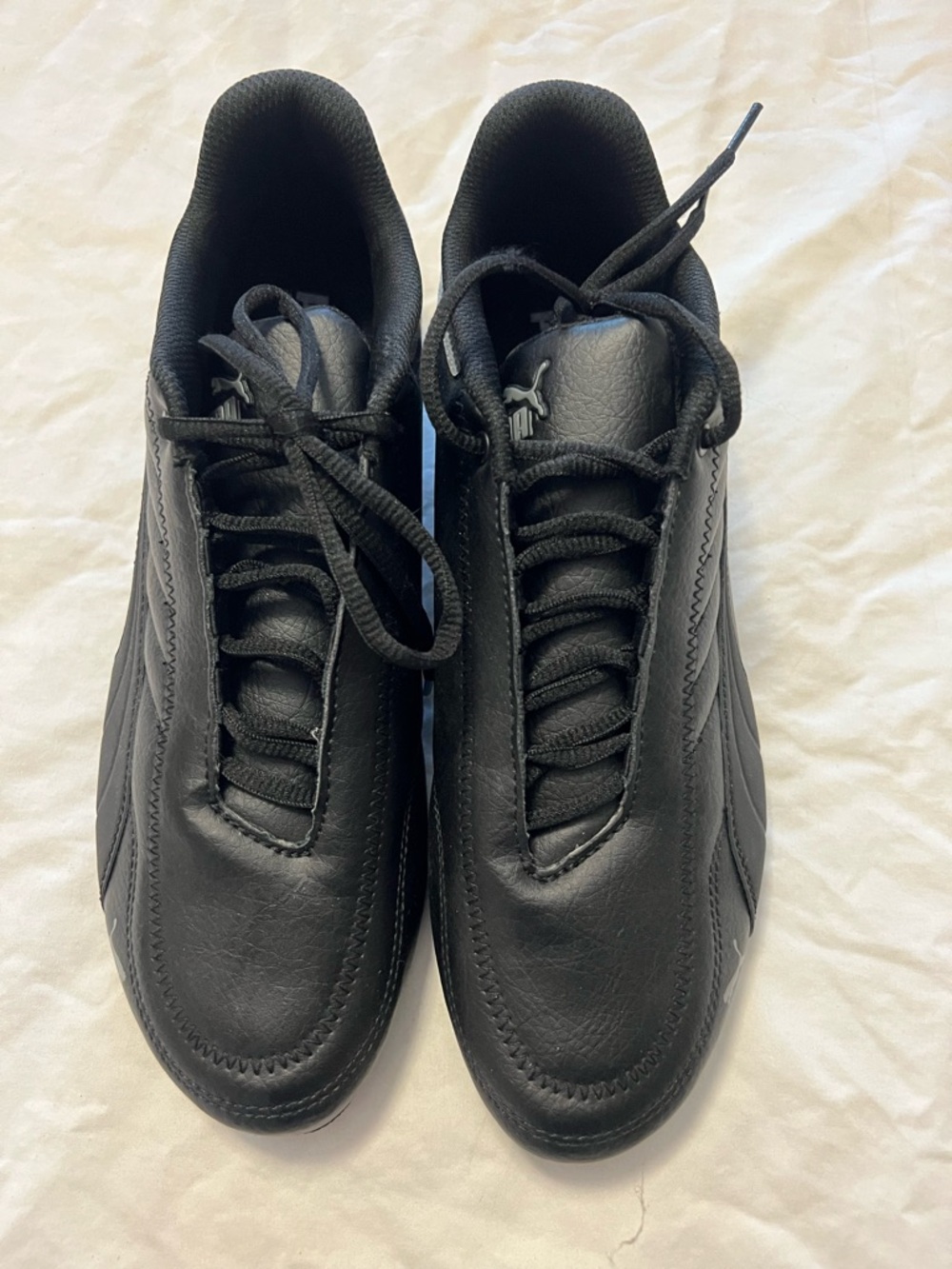 BMW M Motorsport Future Kart Cat leather trainers by PUMA Men's Black Low-Top